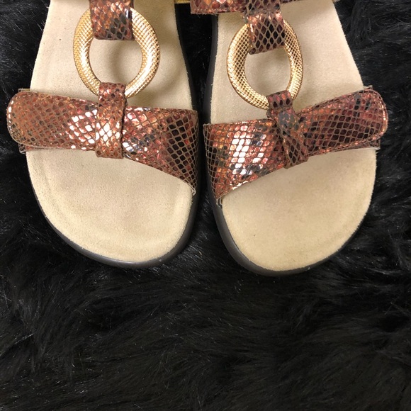 Algeria leather Velcro sling back sandals 38 - Picture 10 of 14